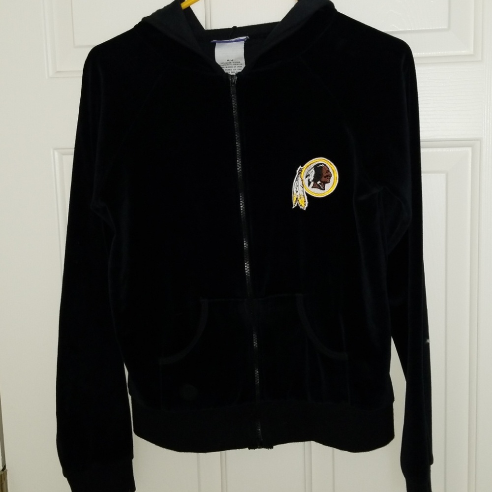 Junior's Washington Redskins velour jacket